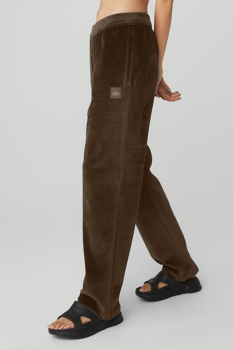 Velour Baller Pant - Espresso 5 Velour Baller Pant - Espresso - Image 3