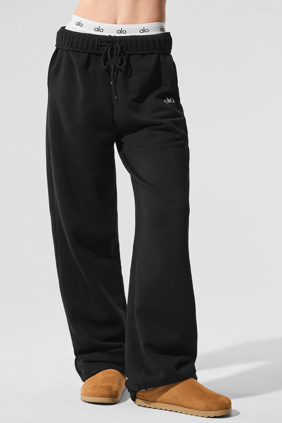 Accolade Straight Leg Sweatpant - Black 4 Accolade Straight Leg Sweatpant - Black - Image 2