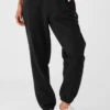Cuffed Renown Heavy Weight Sweatpant - Black -Alo Fashion Store U5014R 01 b1 s1 a1 1 m18