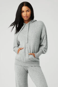 Cashmere Jet Set Hoodie - Dove Grey Heather