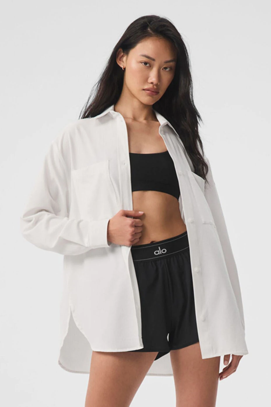 Dreamscape Button Down Long Sleeve - White 3 Dreamscape Button Down Long Sleeve - White