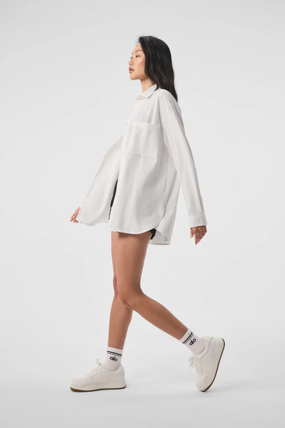 Dreamscape Button Down Long Sleeve - White 6 Dreamscape Button Down Long Sleeve - White - Image 4