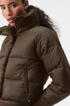 Gold Rush Puffer - Espresso 9 Gold Rush Puffer - Espresso -Alo Fashion Store W4380R 04064 b1 s1 a4 1 m205