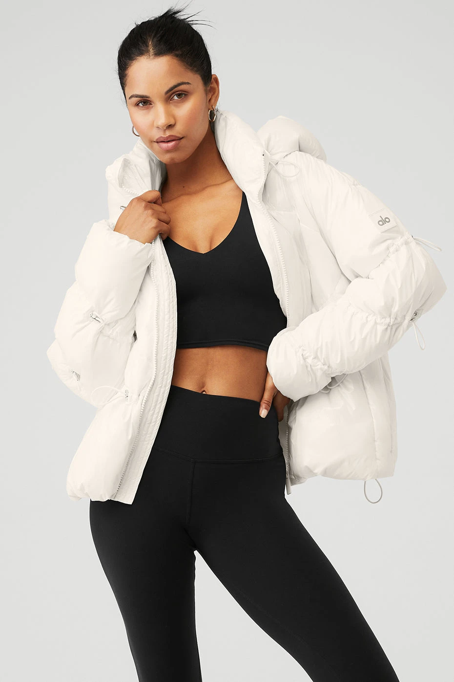 Stunner Puffer Jacket - Ivory 3 Stunner Puffer Jacket - Ivory