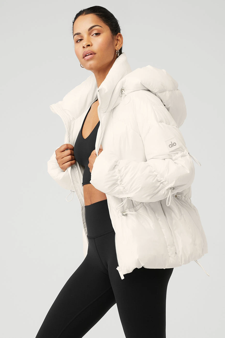 Stunner Puffer Jacket - Ivory 5 Stunner Puffer Jacket - Ivory - Image 3