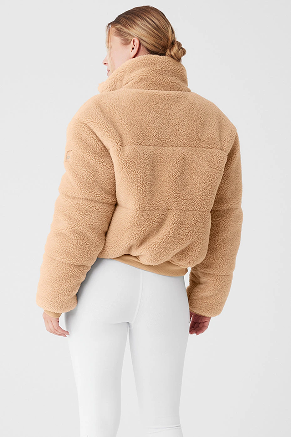 Sherpa Snow Angel Puffer - Camel 4 Sherpa Snow Angel Puffer - Camel - Image 2