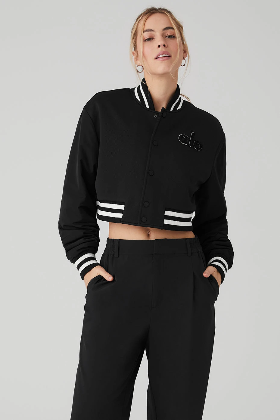 Cropped G.O.A.T Jacket - Black 3 Cropped G.O.A.T Jacket - Black