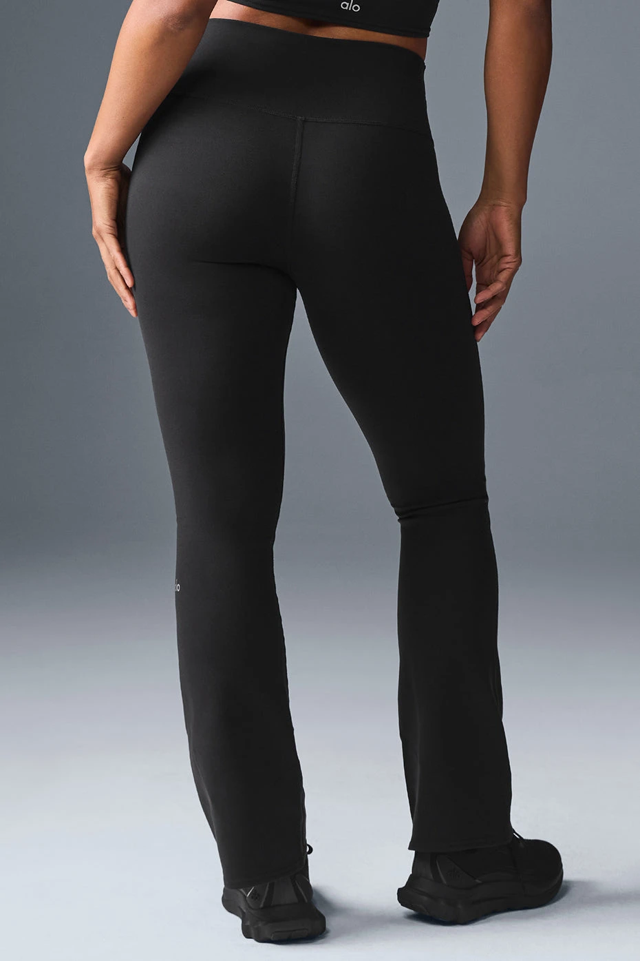 Airbrush High-Waist Bootcut Legging - Black 4 Airbrush High-Waist Bootcut Legging - Black - Image 2