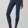 Airbrush Winter Warm High-Waist Nocturne Legging - Navy -Alo Fashion Store W51196R 03842 b1 s1 a1 1 m76
