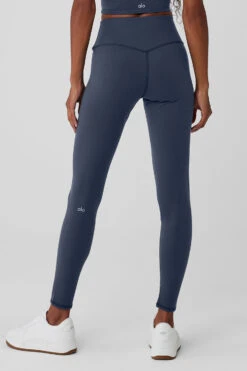 Airbrush Winter Warm High-Waist Nocturne Legging - Navy 10 Airbrush Winter Warm High-Waist Nocturne Legging - Navy -Alo Fashion Store W51196R 03842 b1 s1 a3 1 m76