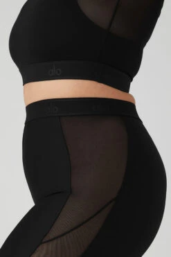 Airlift High-Waist Ballet Dream Legging - Black 9 Airlift High-Waist Ballet Dream Legging - Black -Alo Fashion Store W51235R 01 b1 s4 a4 1 m127