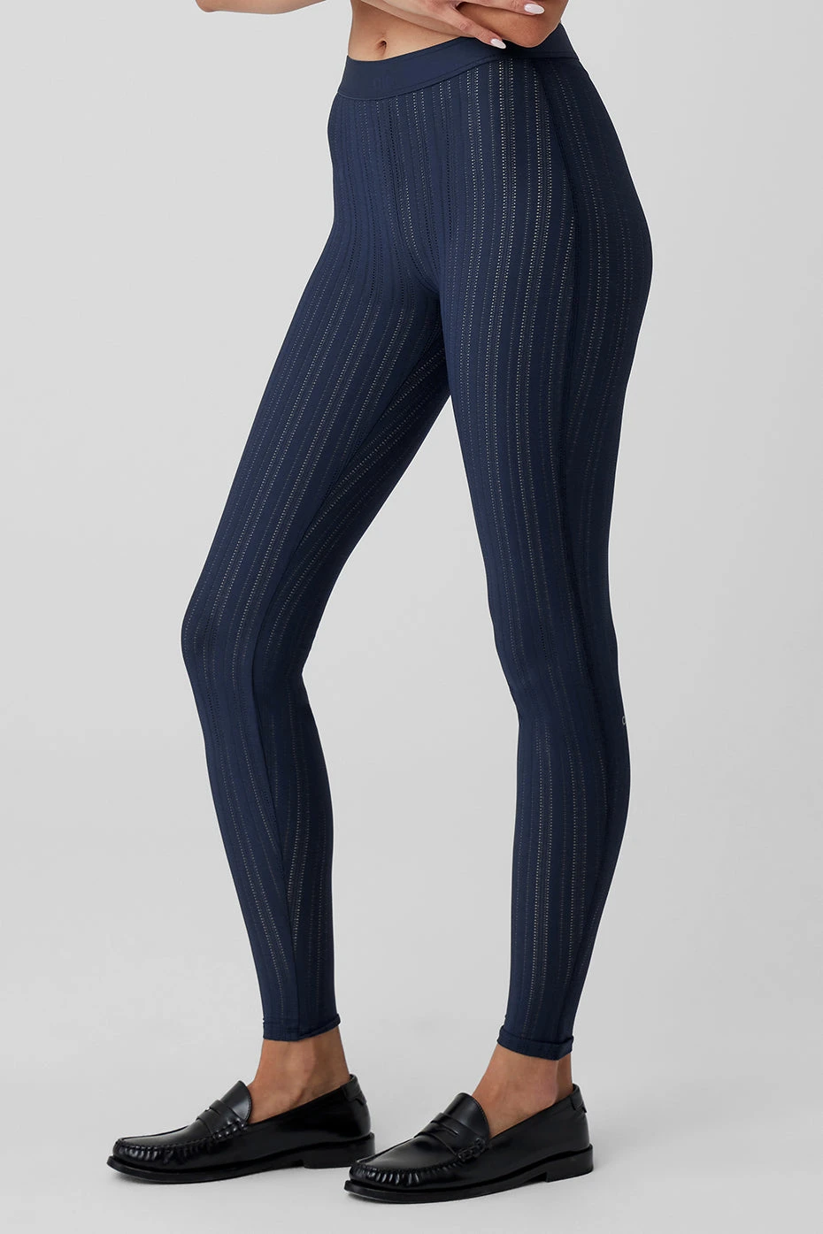 High-Waist Euphoria Legging - Navy 5 High-Waist Euphoria Legging - Navy - Image 3