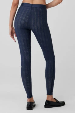 High-Waist Euphoria Legging - Navy 7 High-Waist Euphoria Legging - Navy -Alo Fashion Store W51349R 03842 b1 s1 a3 1 m54