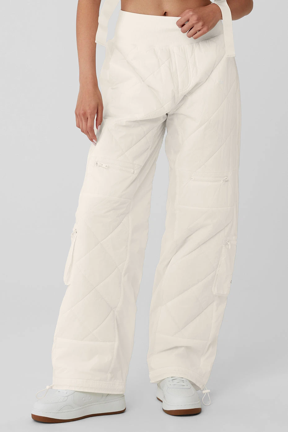 High-Waist Snowrider Puffer Pant - Ivory 3 High-Waist Snowrider Puffer Pant - Ivory