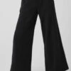 Polar Fleece High-Waist Snowdrift Wide Leg Pant - Black 1 Polar Fleece High-Waist Snowdrift Wide Leg Pant - Black -Alo Fashion Store W51379R 01 b1 s1 a1 1 m54