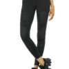 Moto Legging - Black/Black Glossy -Alo Fashion Store W5434R 00785 b1 s1 a1 1 M70