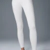 High-Waist Airbrush Legging - White 2 High-Waist Airbrush Legging - White -Alo Fashion Store W5473R 00 b1 s1 a1 1 m54