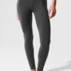 High-Waist Airbrush Legging - Anthracite 2 High-Waist Airbrush Legging - Anthracite -Alo Fashion Store W5473R 02125 b1 s1 a1 1 m224