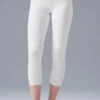 High-Waist Airbrush Capri - White -Alo Fashion Store W5475R 00 b1 s1 a1 1 m184