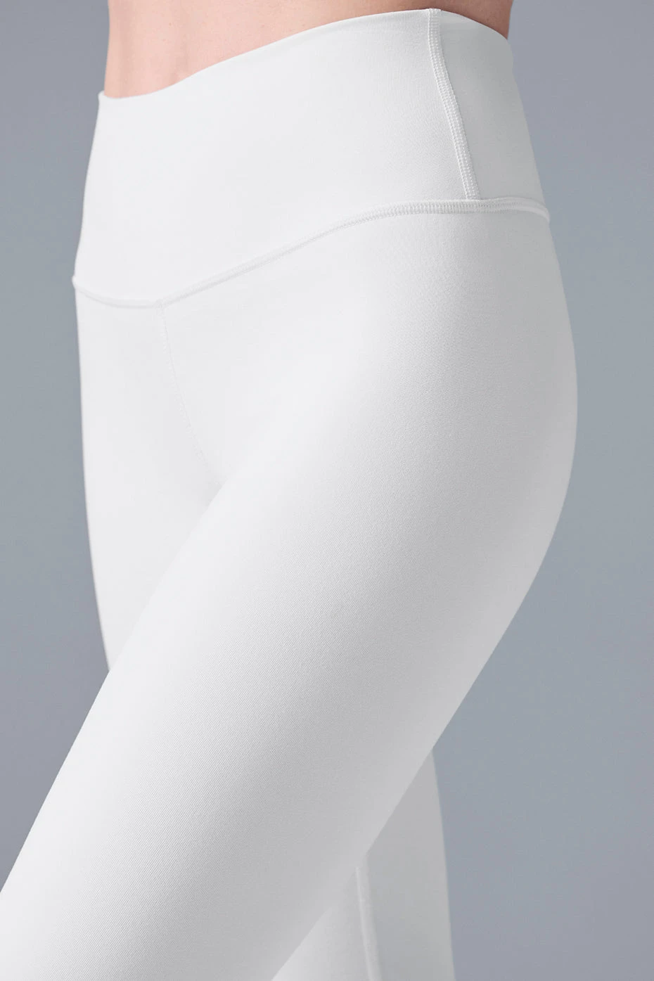 High-Waist Airbrush Capri - White 6 High-Waist Airbrush Capri - White - Image 4