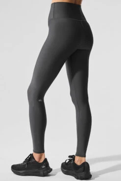 High-Waist Airlift Legging - Anthracite -Alo Fashion Store W5561R 02125 b1 s1 a3 1 m206
