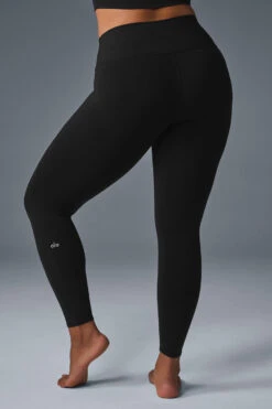 7/8 High-Waist Airbrush Legging - Black 15 7/8 High-Waist Airbrush Legging - Black -Alo Fashion Store W5604R 01 b1 s1 a2 1 m182