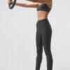 7/8 High-Waist Airlift Legging - Anthracite -Alo Fashion Store W5766R 02125 b1 s1 a1 1 m54 8dda7e1e 1a30 49a7 bb41 6bfc5201b000