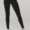 High-Waist Cargo Legging - Black 2 High-Waist Cargo Legging - Black -Alo Fashion Store W5874R 01 b1 s1 a1 1 m90