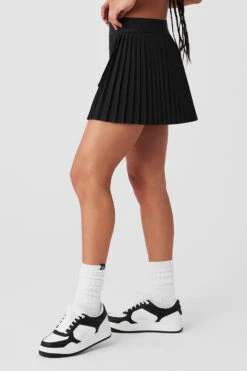 Aces Tennis Skirt - Black 10 Aces Tennis Skirt - Black -Alo Fashion Store W6235R 01 b1 s1 a2 1 m125