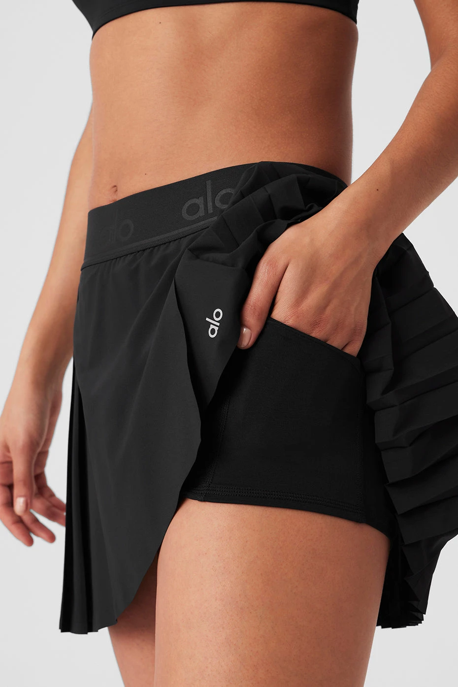Aces Tennis Skirt - Black 7 Aces Tennis Skirt - Black - Image 5