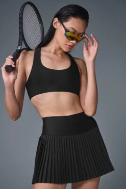 Grand Slam Tennis Skirt - Black -Alo Fashion Store W6289R 01 b1 s1 a3 m54