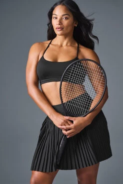 Grand Slam Tennis Skirt - Black -Alo Fashion Store W6289R 01 b1 s1 a5 m196