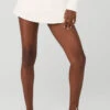 High-Waist Elevation Mini Skirt - Ivory -Alo Fashion Store W6298R 03299 b1 s1 a1 1 m100