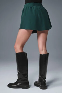 High-Waist Elevation Mini Skirt - Midnight Green 9 High-Waist Elevation Mini Skirt - Midnight Green -Alo Fashion Store W6298 04570 b1 s1 a4 1 m91