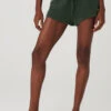 Cashmere High-Waist Plush Waffle Short - Dark Cactus -Alo Fashion Store W6342R 04059 b1 s1 a1 1 m100