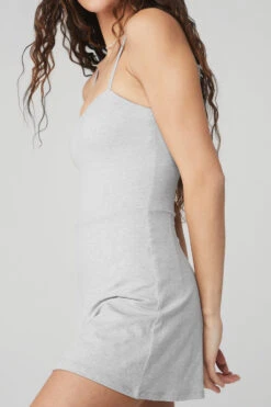 Alosoft Courtside Tennis Dress - Athletic Heather Grey 10 Alosoft Courtside Tennis Dress - Athletic Heather Grey -Alo Fashion Store W8134R 02910 b1 s1 a4 1 m90 48d1aab5 dfb6 455d 9303 54f90fbc6e35