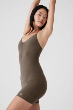 Alosoft Suns Out Onesie - Olive Tree 9 Alosoft Suns Out Onesie - Olive Tree -Alo Fashion Store W8137R 05279 b1 s1 a4 1 m54