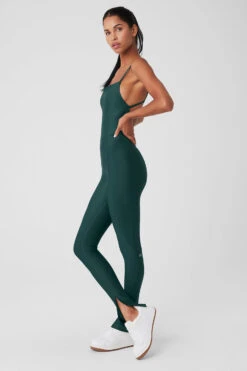 Airlift Disco Daze Onesie - Midnight Green 8 Airlift Disco Daze Onesie - Midnight Green -Alo Fashion Store W8148R 04570 b1 s1 a3 1 m18