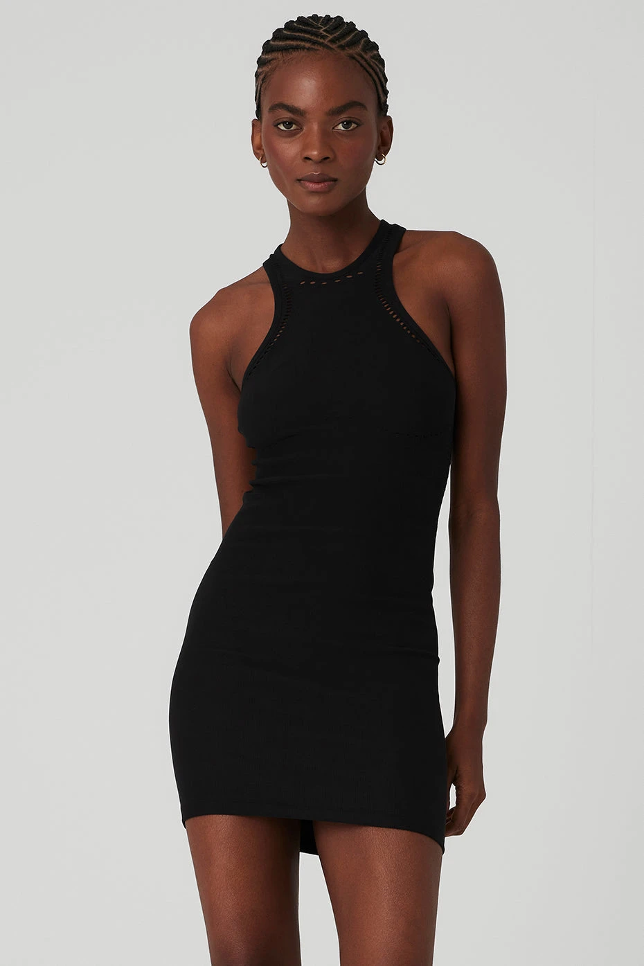 Seamless Open Air Racerback Dress - Black 3 Seamless Open Air Racerback Dress - Black