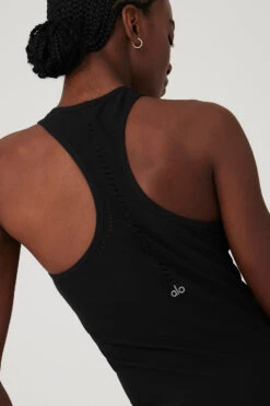 Seamless Open Air Racerback Dress - Black 10 Seamless Open Air Racerback Dress - Black -Alo Fashion Store W8158R 01 b1 s1 a4 1 m100