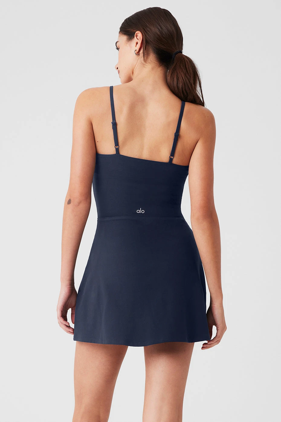 Alosoft Courtside Tennis Dress - Navy 4 Alosoft Courtside Tennis Dress - Navy - Image 2