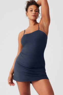 Alosoft Courtside Tennis Dress - Navy 17 Alosoft Courtside Tennis Dress - Navy -Alo Fashion Store W8176R 03842 b1 s3 a1 1 m182