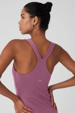 Airbrush Real Dress - Soft Mulberry 11 Airbrush Real Dress - Soft Mulberry -Alo Fashion Store W8190R 05276 b1 s1 a005 1 m18