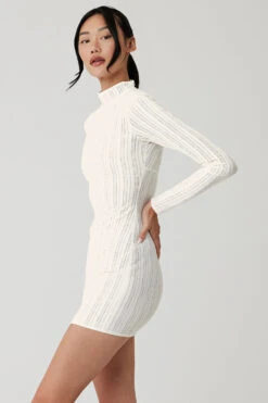 Euphoria Long Sleeve Dress - Ivory 8 Euphoria Long Sleeve Dress - Ivory -Alo Fashion Store W8230R 03299 b1 s1 a2 1 m54