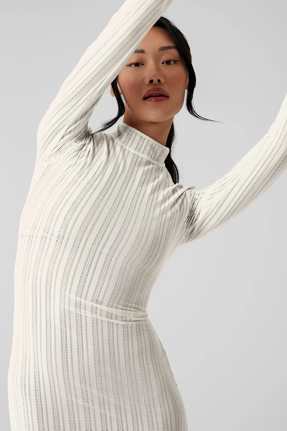 Euphoria Long Sleeve Dress - Ivory 6 Euphoria Long Sleeve Dress - Ivory - Image 4