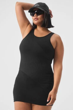 Alosoft Sunbeam Dress - Black 15 Alosoft Sunbeam Dress - Black -Alo Fashion Store W8255R 01 b1 s1 a1 1 m183