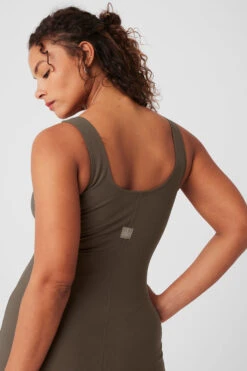 Alosoft Head Start Dress - Olive Tree 20 Alosoft Head Start Dress - Olive Tree -Alo Fashion Store W8261R 05279 b1 s4 a4 1 m182